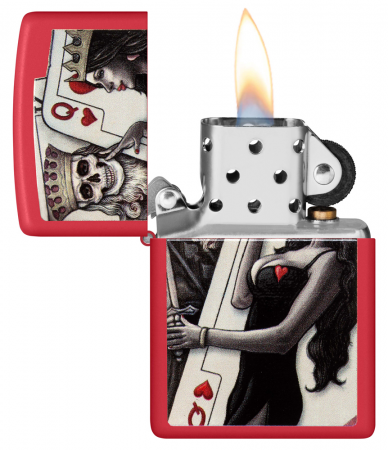 Зажигалка Skull King Queen Beauty Zippo 48624